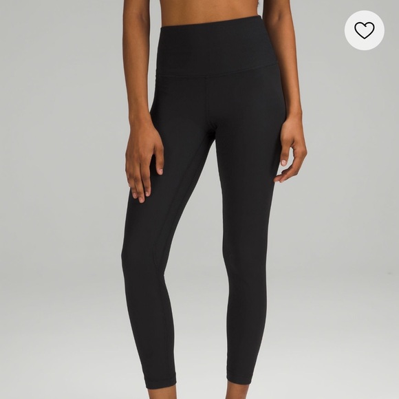 Lululemon Align High Rise (25’) Size 10 Black Ribbed Leggings - Picture 6 of 7